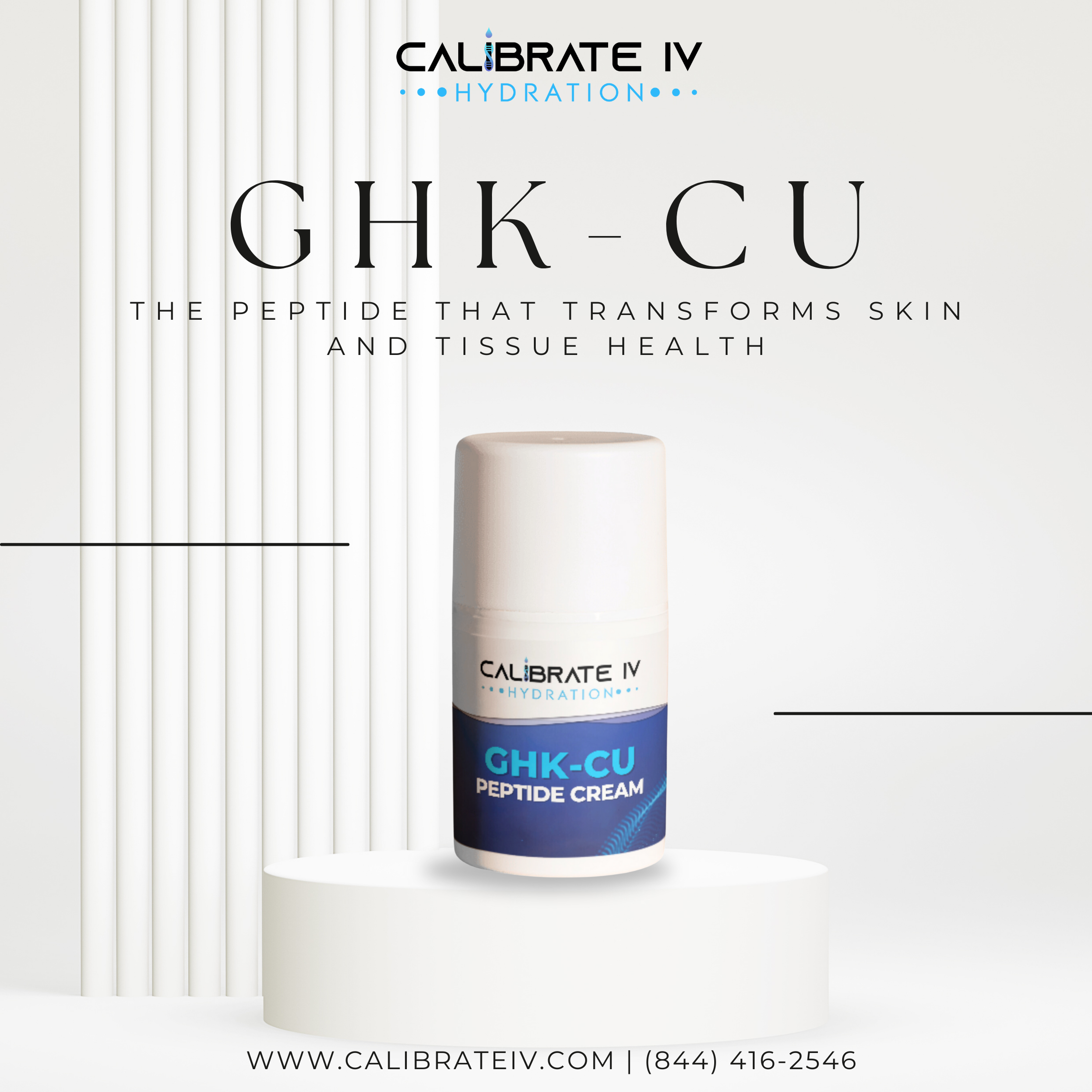GHK-Cu: The Peptide That Transforms Skin and Tissue Health Calibrate Hydration GHK-Cu: The Peptide That Transforms Skin and Tissue Health Calibrate Hydration