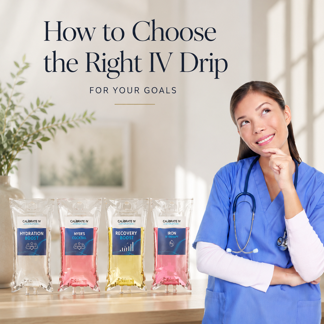 How to Choose the Right IV Drip for Your Goals