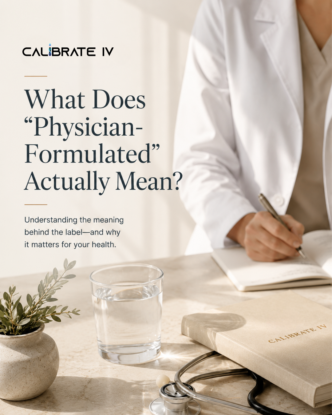 What Does "Physician-Formulated" Actually Mean?