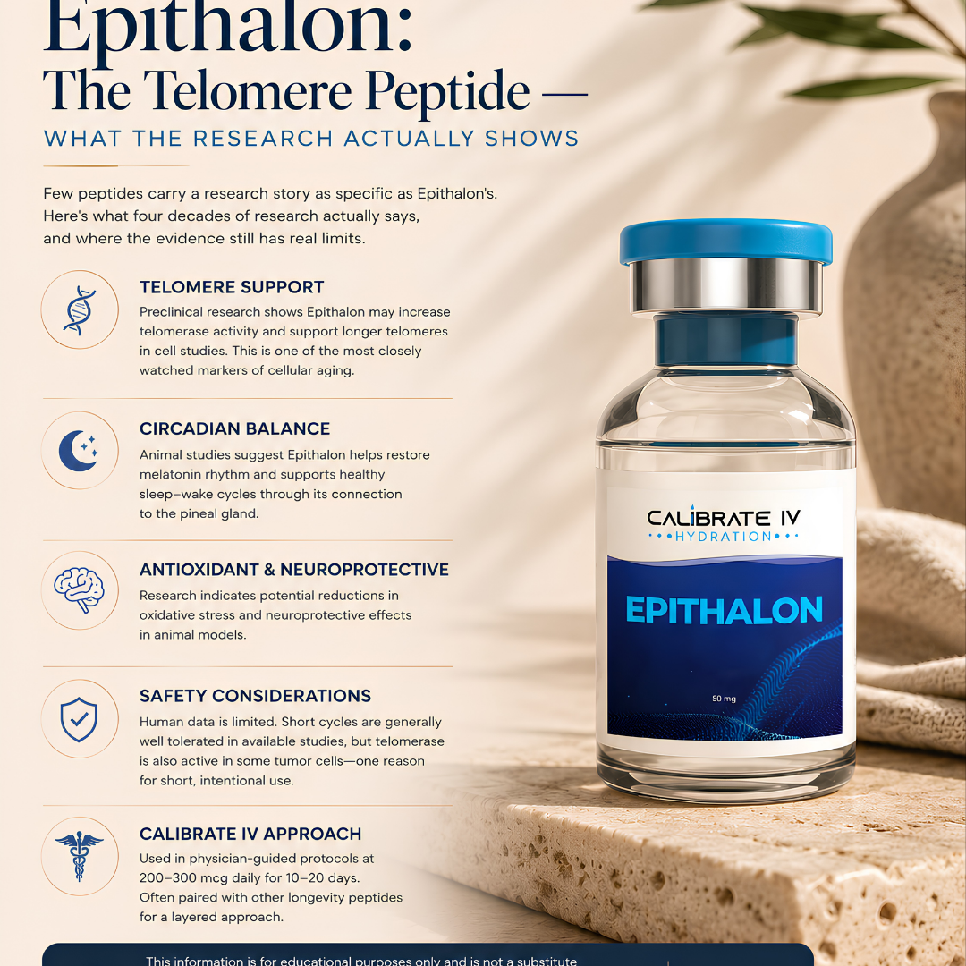 Epithalon: The Telomere Peptide — What the Research Actually Shows