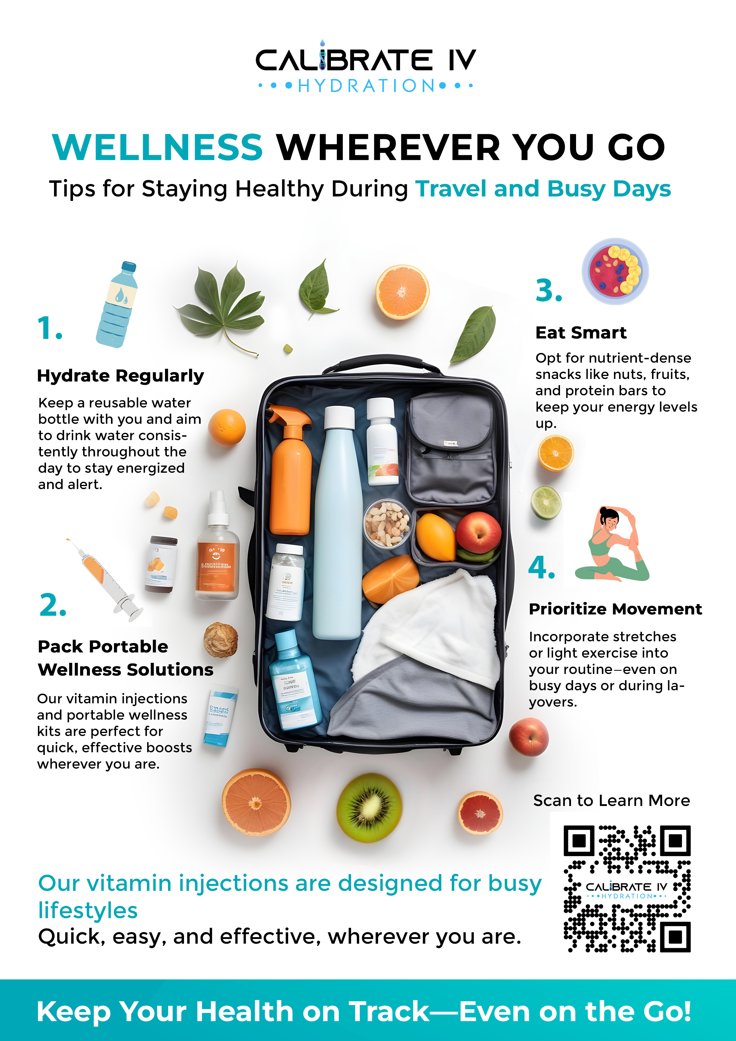 Wellness Wherever You Go: Tips for Staying Healthy During Travel and Busy Days