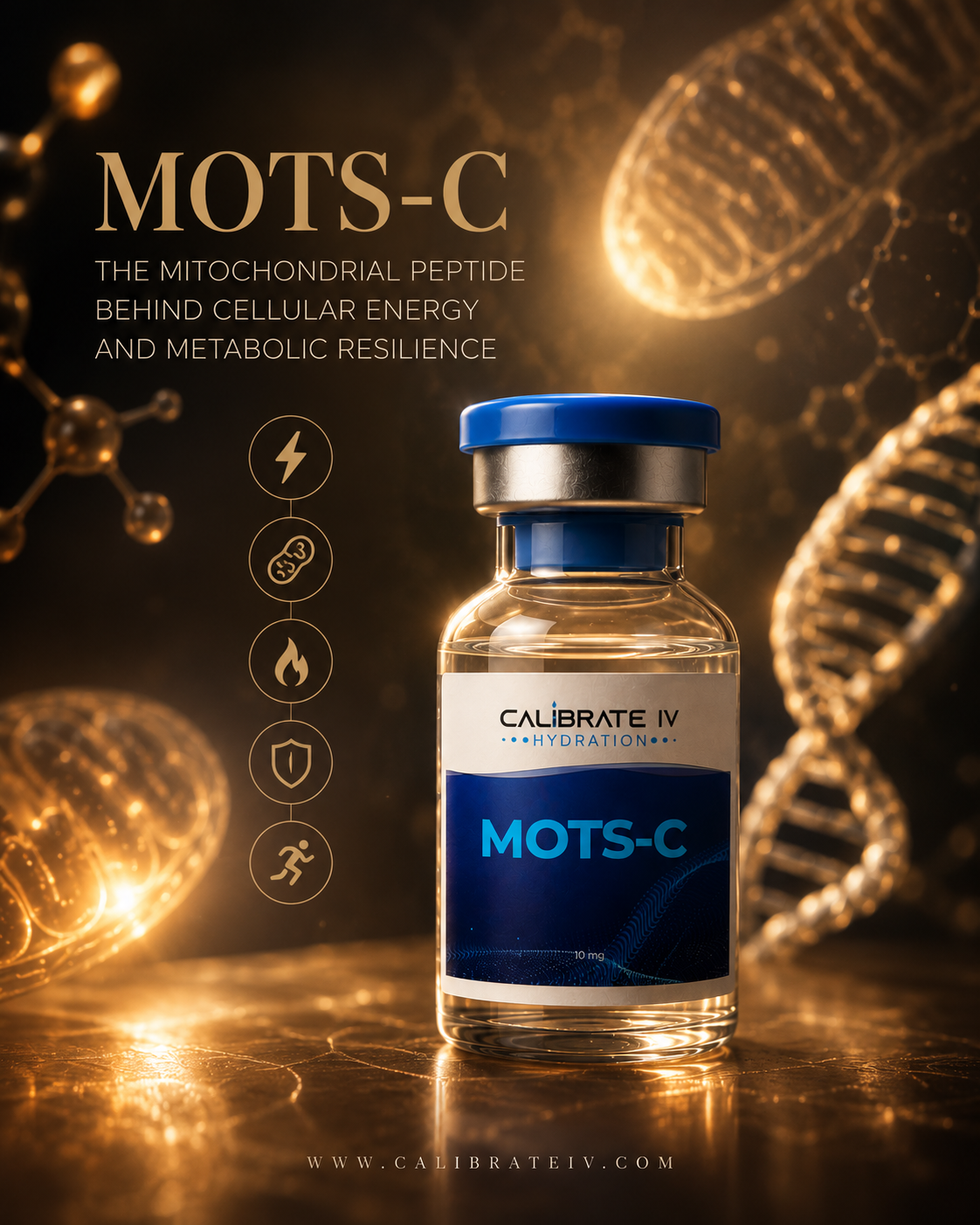 MOTS-C: The Mitochondrial Peptide Behind Cellular Energy and Metabolic Resilience