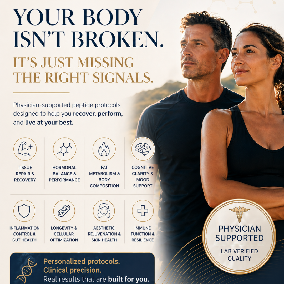 Peptides, Reimagined: Targeted Support for How You Want to Feel