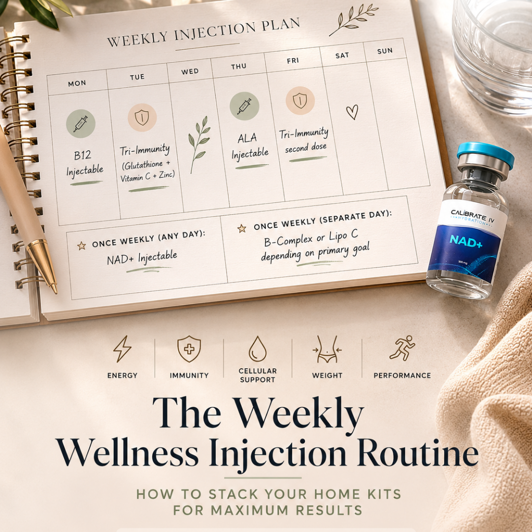 The Weekly Wellness Injection Routine: How to Stack Your Home Kits for Maximum Results